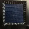 Pearl dot high-elasticity pvc- navy blue composite silk diamond-shaped grid Application Scenario